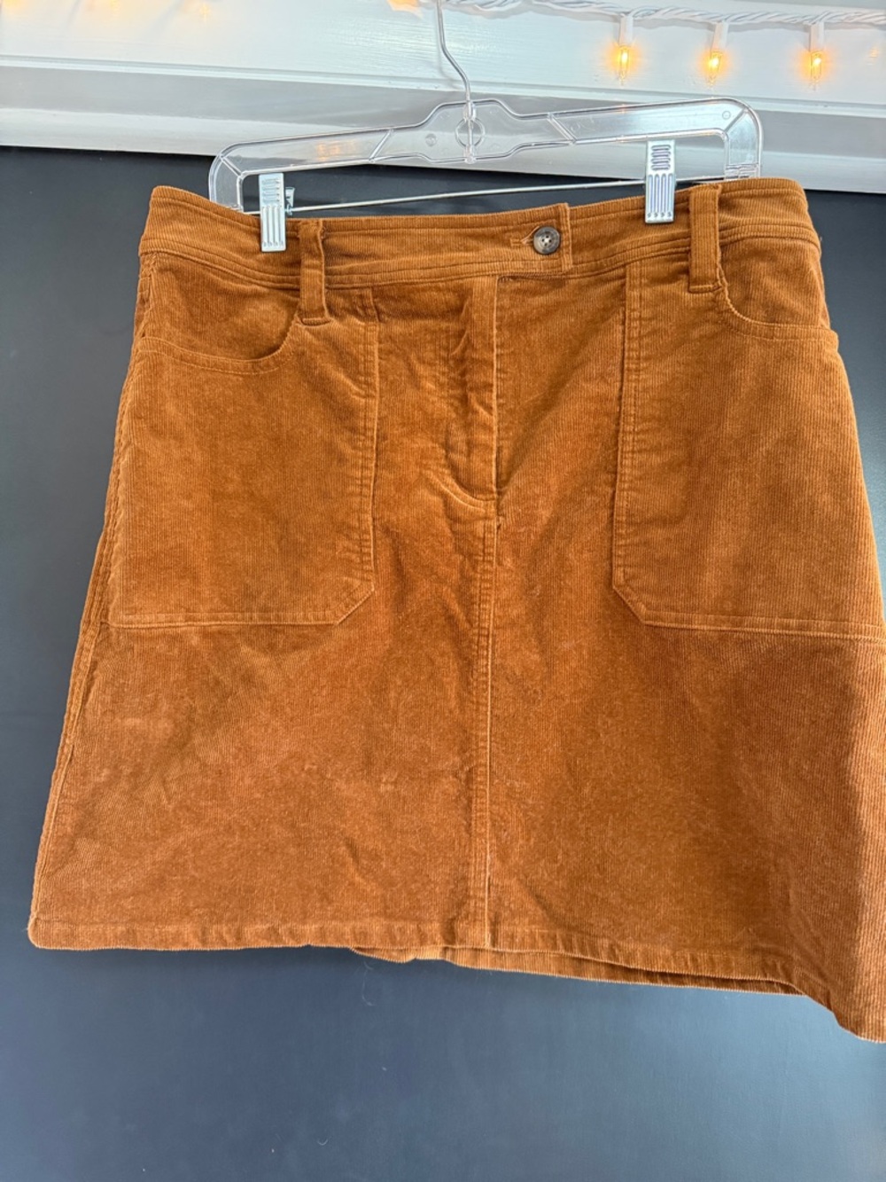 Boden Corduroy A-Line Mini Skirt